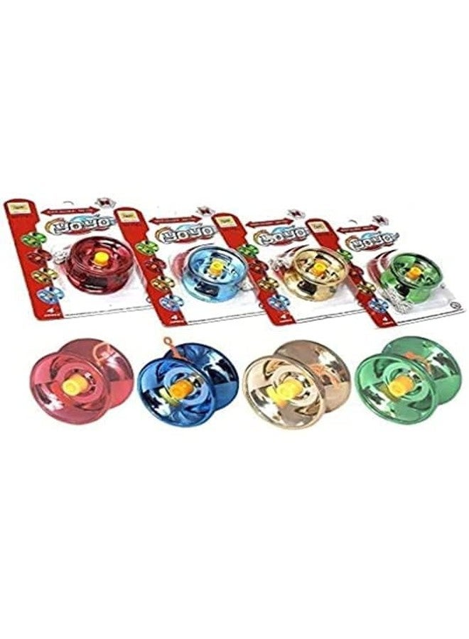 GLOW FIRST High Gloss Metal YoYo High Speed Toy Yoyo Metal Yoyo Toy (Random Color ) for Girls and Boys; Kids - Image 3